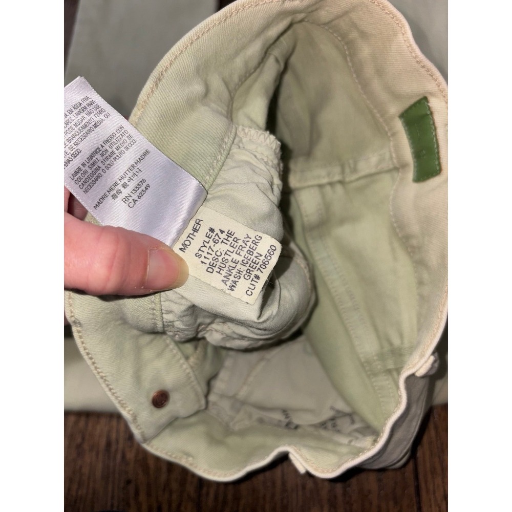 MOTHER women's the hustler ankle fray jeans 27 - Picture 5 of 7